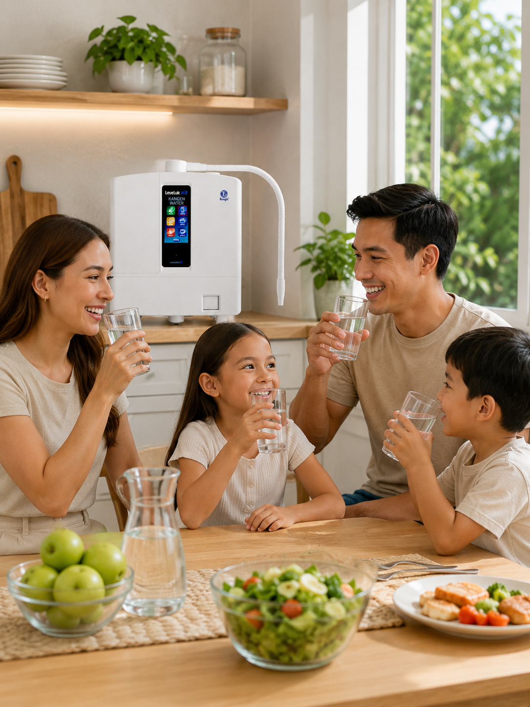A Filipino family at home